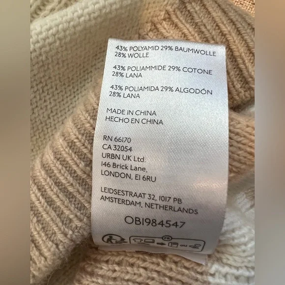 We The Free Tan and Cream Knit Sweater - Picture 5 of 8